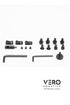 Netlea L Shape Light Stand - Black